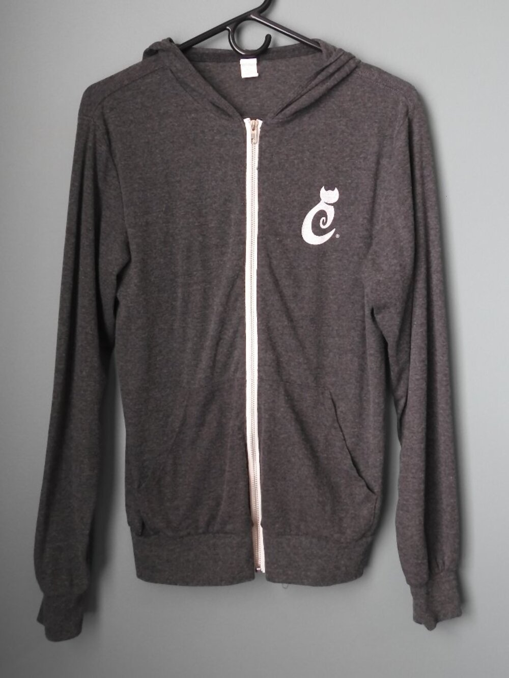 Cat Lady Long Sleeve Zipper Jacket/Hoodie, Medium